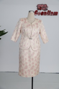 Vestido de Iglesia Popular de Tallas Grandes, Traje de Brocado para Mujeres con Curvas, Vestido de Iglesia con Tallas M-5XL - Product Image 3