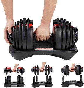 Wholesale Cheap Heavy Iron Fitness Gym Equipment <b>Dumbbells</b> 24 <b>40kg</b> Adjustable <b>Dumbbell</b> <b>Set</b> - Product Image 4