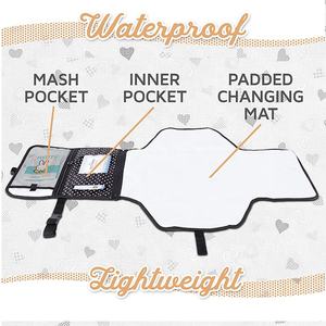 <span class=keywords><strong>Poussette</strong></span> pour bébé personnalisé de haute qualité imperméable à l'eau bébé couche matelas à langer Portable sac de rangement polyvalent - Product Image 4