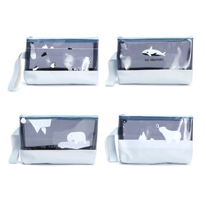 Customized PVC <b>toiletry</b> bag, transparent cosmetic bag, large-capacity <b>storage</b> bag, multi-functional tote bag - Product Image 2