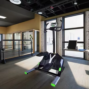Appareil de fitness <span class=keywords><strong>elliptique</strong></span> transversal silencieux en métal pour entraînement aérobie à domicile et usage commercial - Product Image 4