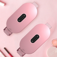Tragbares schnur loses leichtes Massage gerät Schnell beheiztes Menstruation kissen Zeitraum Konstante Temperatur Erwärmung Vibriertes Taillen massage gerät