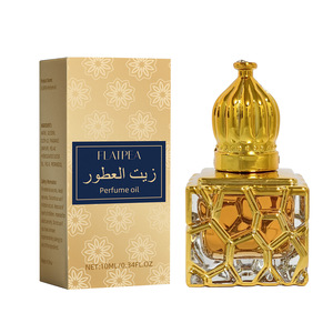 <span class=keywords><strong>Parfum</strong></span> Attar de luxe de style moyen-oriental avec flacon sculpté en or, huile <span class=keywords><strong>parfum</strong></span>ée longue durée, format voyage roll-on - Product Image 5