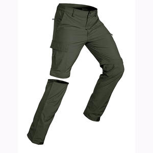 Personalizado Unisex Ligero <span class=keywords><strong>Convertible</strong></span> <span class=keywords><strong>Trekking</strong></span> Pant Softshell Stretch Poliéster Construcción Pantalones Tallas grandes Hombres Pantalones de senderismo - Product Image 3