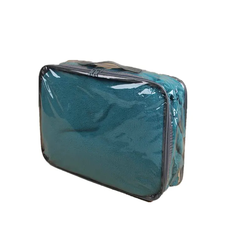 Clear PVC Plastic Zipper Bag Quilt Pillow Blanket Bedding Packaging Bags Zipper Transparent Plastic Bag for Quilt