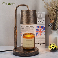 Lampe Chauffe-Bougie Électrique avec Minuteur, Chauffe-Cire en Verre pour Décoration Intérieure