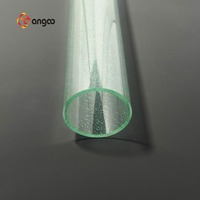 Tube en acrylique PMMA transparent extrudé de 40 mm pour paillettes laser, idéal pour la décoration intérieure, publique ou l'éclairage LED