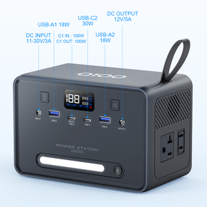 Banques d'alimentation électriques d'urgence Lifepo4, <span class=keywords><strong>camping</strong></span> en plein air intelligent, <span class=keywords><strong>mini</strong></span> station d'alimentation solaire portable rechargeable 100w pour ordinateur portable - Product Image 5