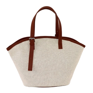 Bolso de Moda 2022, Diseño en Piel Sintética y Lona Resistente, Bolso de Mano Casual para Playa, para Mujer - Product Image 3