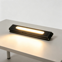 Lampe d'inspection magnétique COB multifonction pliable 5-en-1 OME avec rotation à 180°, fonction stroboscopique, règle et tournevis détachable IP20