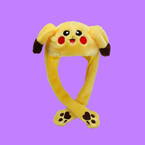 Chapeau de lapin à oreilles mobiles en velours <span class=keywords><strong>super</strong></span> doux pour Noël, cosplay pour enfants, fête - unisexe - Product Image 3