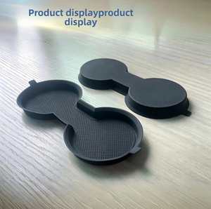 Alfombrillas de Silicona Todo en Uno para Tesla Model 3/Y, Antipolvo, Antideslizantes, Diseño Creativo para Consola Central, Portavasos Trasero con Drenaje de Agua - Product Image 3