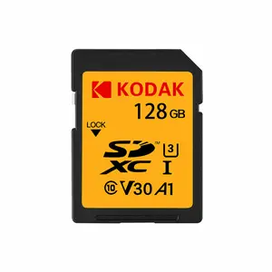 Hot Selling Kodak High Speed 4K HD SDXC Memory Card Original SD Memory Card 128GB