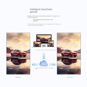 Độ nét cao không khung thông minh hộp Đèn treo tường hiển thị kỹ thuật số Bảng điều chỉnh <span class=keywords><strong>c</strong></span>ửa sổ thông tin Màn hình IPS LCD Android 11 - Product Image 3