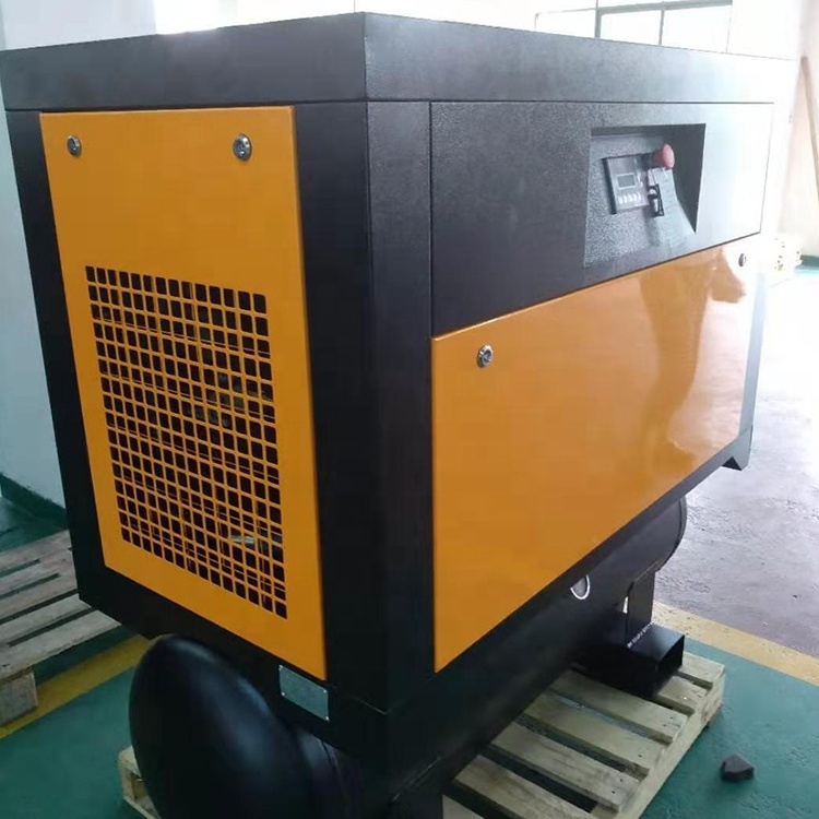 Usine 300 litres Monté Sur Réservoir Compresseur D'air À Vis Avec Sécheur D'air