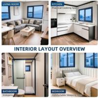 Casa Contenedor Expandible y Transpirable, Casa Modular Prefabricada, Solución Integral para Proyectos de Edificios de Oficinas y Uso Residencial Posmoderno