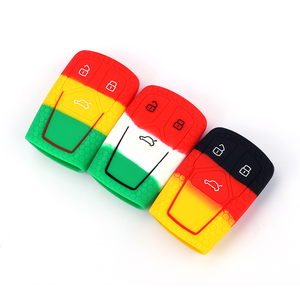 Hot Bán Chất Lượng Cao Màu Sắc Hỗn Hợp Silicone 3-Nút Chìa Khóa Xe Bìa Mạnh Mẽ Chống Thả Cho Đức Thị Trường - Product Image 5