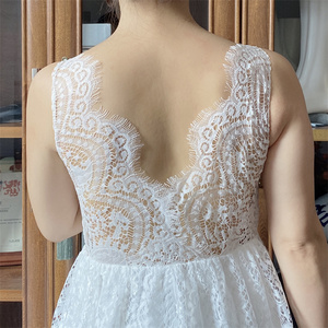 <span class=keywords><strong>Robe</strong></span> pour enfants <span class=keywords><strong>robe</strong></span> de princesse jupe en dentelle dos nu pour fille robes de mariée subtiles à la mode de petite fille de fleur - Product Image 4