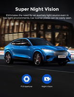 Caméra embarquée AZDOME M550 Pro 2 canaux avant 2K arrière 1080P Caméra vidéo de voiture intégrée WiFi GPS Vision nocturne IR