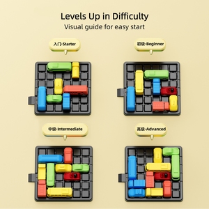 PUNGROW 250 Challenge Puzzle Board <span class=keywords><strong>Game</strong></span>, Matériel éducatif, Jouet de construction, Jeux de table pour enfants, Thème Voiture, Trafic, Évasion - Product Image 3