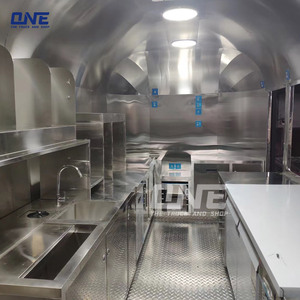 Pink Sweet and Cute Mobile Electric <strong>Trailer</strong> Aluminum Fiberglass Water Bar <strong>Ice</strong> <strong>Cream</strong> Bus Snack Food Truck Outdoor Use - Product Image 4