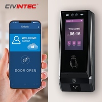 CT11 Sistema de Control de Acceso Biométrico WiFi TCP/IP en la Nube con Sistema Operativo Linux de 3.5 Pulgadas, Lector de Tarjetas RFID, Código QR para Gimnasio y Fitness