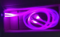 Kit de moteur de lumière à fibre optique RGBW 32W LED corps en aluminium avec diamètre de fibre de 0.75mm pour l'éclairage du ciel étoilé du toit de la voiture