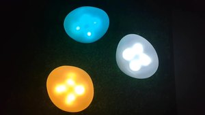 Lampe de jardin solaire en brique de verre en forme d'oeuf, galets de sol pour jardin et espaces de vie extérieurs - Product Image 4