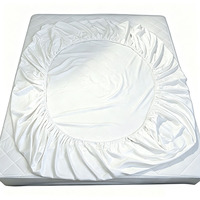 Drap plat moderne en satin 60S 100% Lyocell tissé, blanc, soyeux, drap de lit d'hôtel, taille personnalisée, antistatique, faible peluchage