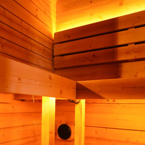 Sauna de Vapor al Aire Libre para 4 Personas, Barril de Sauna de Gran Capacidad para Reuniones Familiares - Product Image 5