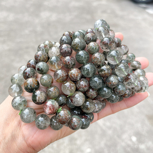 คริสตัลธรรมชาติสำหรับผู้ชายและผู้หญิงผีควอตซ์สีเขียวในสวนที่ทันสมัย - Product Image 1