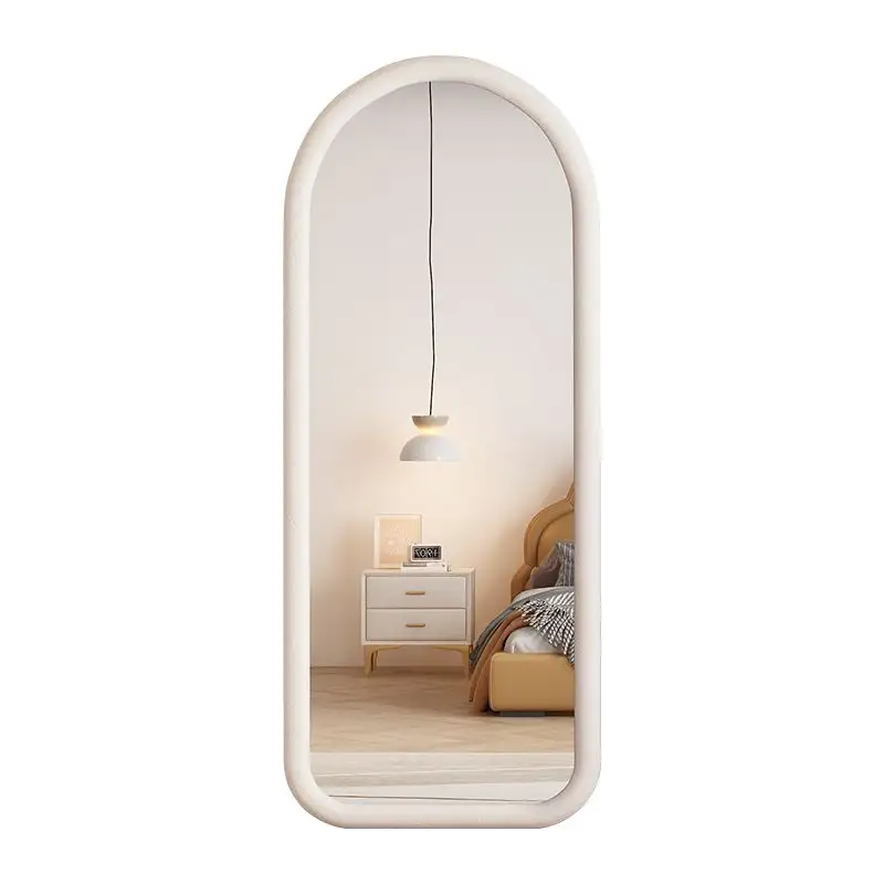 Su misura moderna forma ondulata di flanella decorativo specchio per il soggiorno camera da letto specchio piano esperjo spiegel miroir