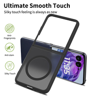 Coque de téléphone magnétique antichoc en peau givrée pour Motorola Razr 60Ultra/Razr Ultra 2025/50 /50 ultra étui de protection pour téléphone portable