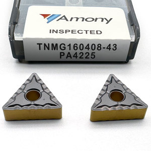 เม็ดมีดกลึงอะมอนี่ รุ่น TNMG/TNMG16/TNMG1604 ซีรีส์ 160404/160408 เม็ดมีดคาร์ไบด์ TNMG160402/TNMG160404/TNMG160408/TNMG160412 - Product Image 1