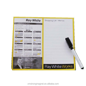 Customized Magnet Business Card Real Estate Promote Magnetic Calendar 2025 for Refrigerator Tear off