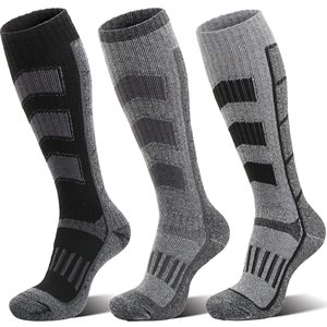Merino Wool Ski Thermal Warm Thick Knee High Socks Skiing Socks - Product Image 2