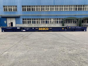 Fabrikpreis 40ft 40 40' Flat Rack Versandcontainer Zusammenklappbare Endflachcontainer zum Verkauf - Product Image 5