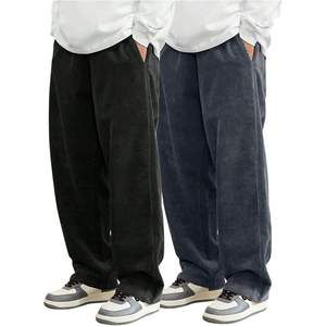 กางเกงคอร์ดูรอยผู้ชายทรงตรง เอวยางยืด มีกระเป๋า ผ้าฝ้ายผสมใยไผ่ ระบายอากาศได้ดี - Product Image 2