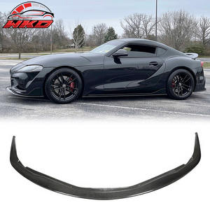 Para Toyota GR Supra 2020-2025 A90 A91 IKON, Labio de Parachoques Delantero, Fibra de Carbono Brillante, Kit de Carrocería de Alta Calidad - Product Image 1