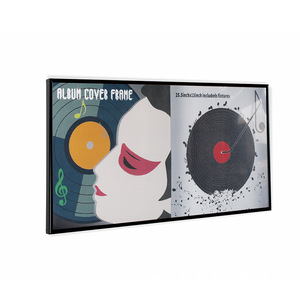 Khung trưng bày đĩa than vinyl 12 inch gắn tường, trong suốt, khung ảnh đĩa than, khung album đĩa than - Product Image 5