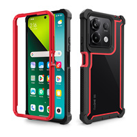 Coque rigide transparente 3 en 1 pour téléphone portable Xiaomi 15 Pro Note 14 Pro Plus 5G antichoc