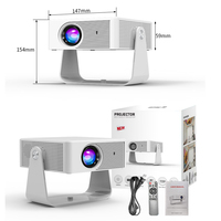 LONNST X3 Projecteur LED 150 Lumens 2mm Audio 1280*720P Pixels USB Mini Projecteur Home Media Player Lcd Project