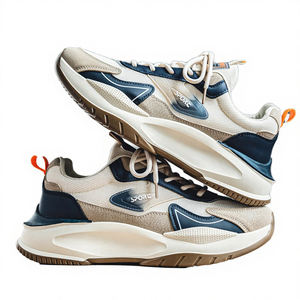 Nuevas Zapatillas Deportivas de Plataforma con Entresuela de EVA Antideslizante y Cordones de Malla para Hombre - Calzado Casual de Moda para Correr en Todas las Estaciones - Product Image 4