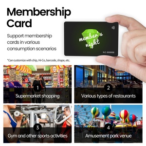 Cartes cadeaux personnalisées en plastique en gros, impression de cartes PVC pour adhérents VIP, cartes de visite avec code QR - Product Image 1