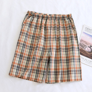 <span class=keywords><strong>Pantaloncini</strong></span> Estivi da <span class=keywords><strong>Uomo</strong></span> Traspiranti e Freschi, in Puro <span class=keywords><strong>Cotone</strong></span>, Taglie Grandi, Casual da Casa e da Spiaggia, a Quadri, Fornitura Diretta dalla Fabbrica - Product Image 4