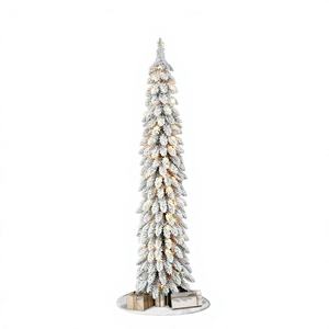 Arbre de Noël artificiel réaliste en PE et PVC, effet neige, type <span class=keywords><strong>sapin</strong></span> floqué, avec charnières, pour la décoration de la maison et des fêtes - Collection Ownerparty - Product Image 6