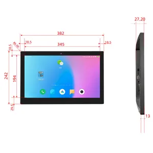 Allwinner A133 15.6 אינץ אנדרואיד מגע Tablet PC קיר רכוב פרסום מכונה