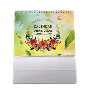 Kawaii Cartoon Logo personnalisé imprimé <span class=keywords><strong>Calendrier</strong></span> Organisateur Station 2022 <span class=keywords><strong>2023</strong></span> Spiral Wire-o Monthly Stand Flip Table <span class=keywords><strong>Calendrier</strong></span> de bureau - Product Image 4