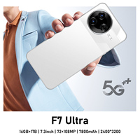 Teléfono Celular Inteligente F7 Ultra 5G Edición Global de Alta Calidad 16GB+1TB+108MP Android 15 Desbloqueado Original 7800mAh Tarjeta SIM Dual