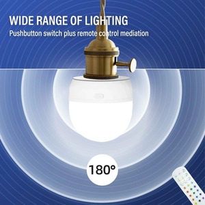 Có thể sạc lại thông minh <span class=keywords><strong>LED</strong></span> Light <span class=keywords><strong>Bulb</strong></span> với điều khiển từ xa có thể điều chỉnh nhiệt độ màu và độ sáng đèn <span class=keywords><strong>LED</strong></span> - Product Image 5